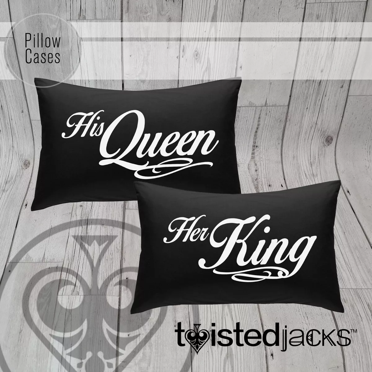 Couple's Prints - Her King. His Queen