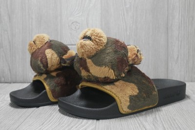 New Adidas x Jeremy Scott Adilette Teddy Camo Slides US  display picture 2