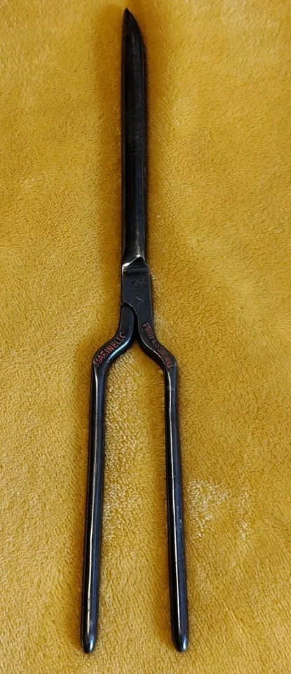 Marinello Professional Premier Acier Germany Curling Iron 11" Antique Primitive - Image 2 of 4