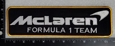 Patch F1 MCLAREN PATCH  FORMULA-1 F1 RACING Iron on PATCH High Quality 