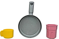 Little Tikes Replacement Kitchen Pretend Play Dishes Fry Pan Cup Tumbler
