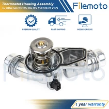 Thermostat Assembly w/ Housing for BMW E46 E39 325i 330i 525i 530i 528i X5 X3 Z4