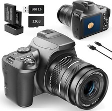 Digital Camera 4k 64MP 10x optical zoom Autofocus YouTube With 32GB TF EIS WIFI