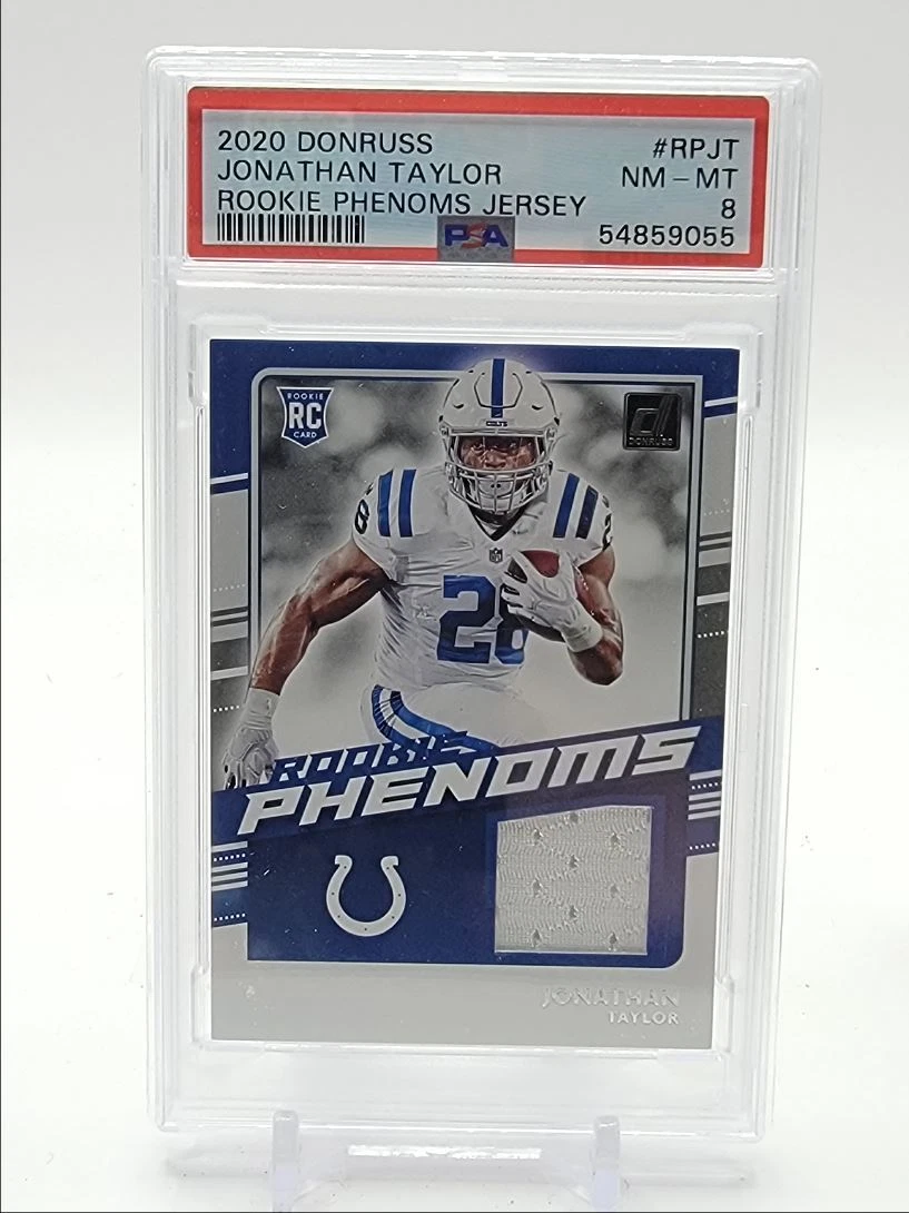 Jonathan Taylor Panini Donruss Rookie Phenoms Jersey #RPJT Base