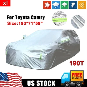 For Toyota Camry Full Car Cover Waterproof Protection Sun UV Snow Dust Resistant