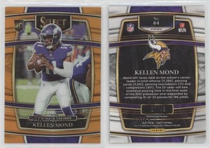 2021 Panini Select Concourse Orange Prizm /49 Kellen Mond #64 Rookie RC