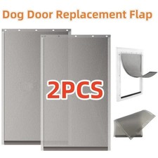 2X Dog Door Replacement Flap PAC11-11039 For Pet Safe Measures 16 7/8" x 10 1/8"