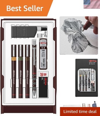 Isograph Technical Drawing Pen Set 3-Pen College Set 0.2 0.5-mm