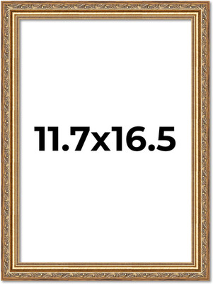 Antique Gold A3 Picture Frame with UV Acrylic & Hanging Hardware
