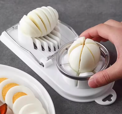 #ad Multifunctional PP Base egg cutter 2 in 1 stainless steel wire pull egg cutter f $5.99