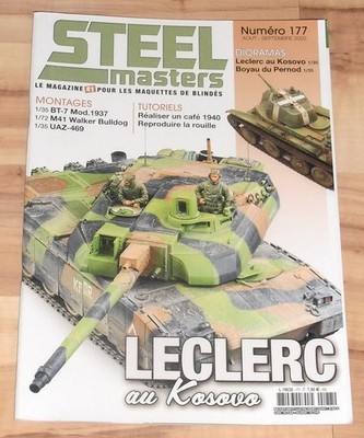HEFT STEEL MASTERS  N° 177 -- LECLERC KOSOVO   / M41 WALKER BULLDOG / ...