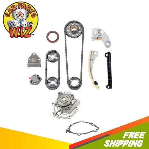 Engine Timing Chain Kit with Water Pump Fits 96-09 Chevrolet 2.0L L4 J18A J23A