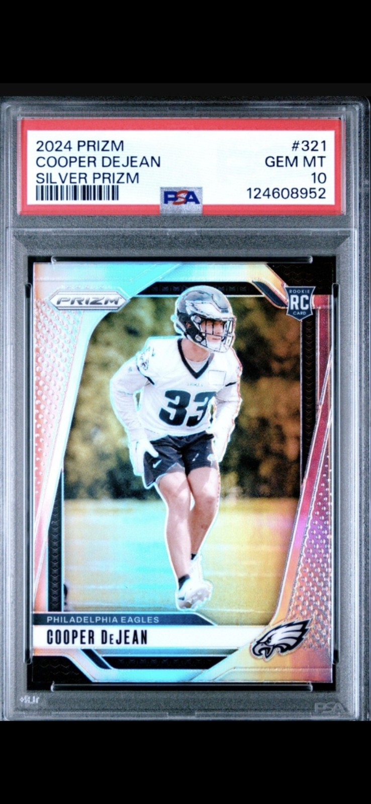 Cooper DeJean Panini Prizm #321 Silver