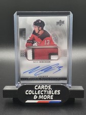 2017-18 Premier Nico Hischier Rookie Update Patch Auto /199 #AR-NH Devils RPA
