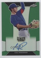 2018 Leaf Metal Draft Green 10/10 Cole Roederer #BA-CR1 Auto 0w7