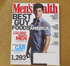 Men's Health Magazine - Twilight Taylor Lautner - Tyson Ballou - Noah Mills