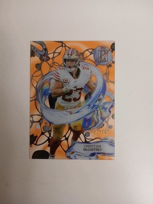 2025 Topps Signature Class - Fluidity Christian McCaffrey #FL-15 Orange /50