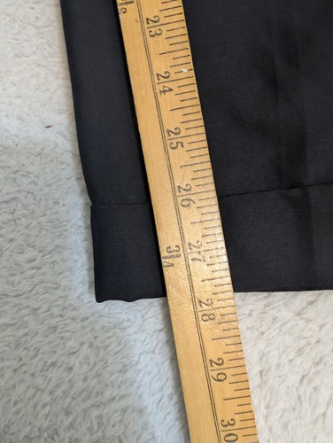 Nike Golf Pants Mens 34 X 30 Black Performance Dri Fit Straight Leg Cuffed Pleat - Picture 7 of 9