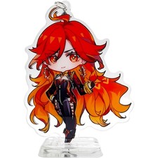 Genshin Impact Cute Acrylic Keychain Figure