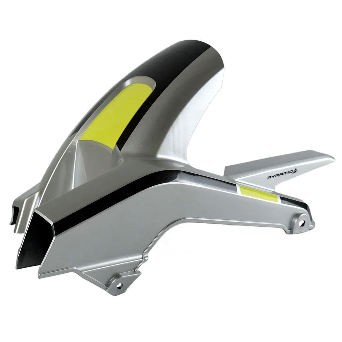 Pyramid Hugger Force Silver Grey Metallic & Lemon Yellow - Honda MSX 125 (21