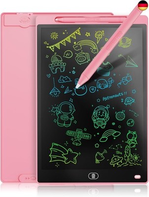 LCD Schreibtafel 10 Zoll, Genialba Buntes LCD Schreibtablett, Tragbares