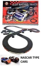 NIB Slot Car Racing Nascar Style Track Set by JJToys for Hammond