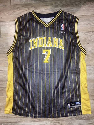 ウェア Reebok NBA Indiana Pacers O'NEAL 7 Jermaine O'Neal #7 Indiana Pacers NBA Basketball Reebok Jersey