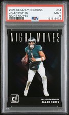 2024 PANINI CLEARLY DONRUSS NIGHT MOVES #14 JALEN HURTS PSA 9