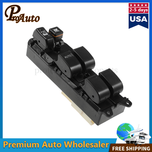 Front Left Driver Side Power Window Switch For 91-96 Toyota Corolla 84820-12340 - Picture 2 of 6