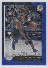2018-19 Panini NBA Hoops Blue Checkerboard /75 Darren Collison #192 3c7