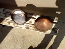 Vintage Model T Ford Headlight Bucket Assembly Ford H Glass Lensbracket. Oem.