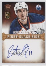 2013-14 Panini Crown Royale First-Class Signatures 74/99 Justin Schultz Auto 0c3
