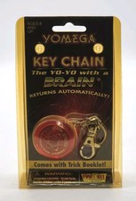 Yomega Keychain Yo-Yo With Brain Returns Automatically Trick Booklet VTG 1999
