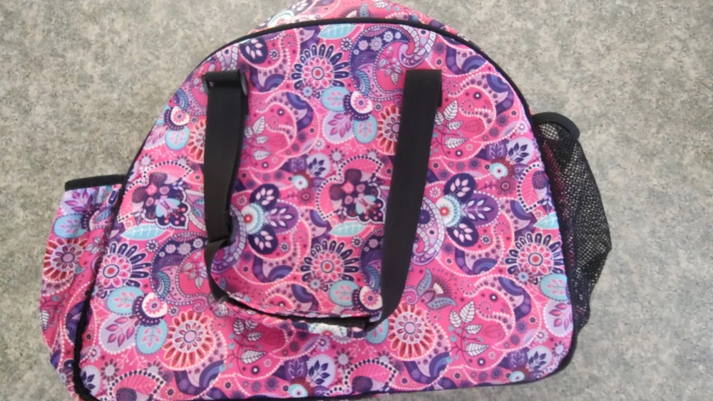 Pickleball Bag for Women Beautiful Pink & Purple Paisley. Excellent Condition! Pickleball Bag for Women Beautiful Pink & Purple Paisley. Excellent Condition!