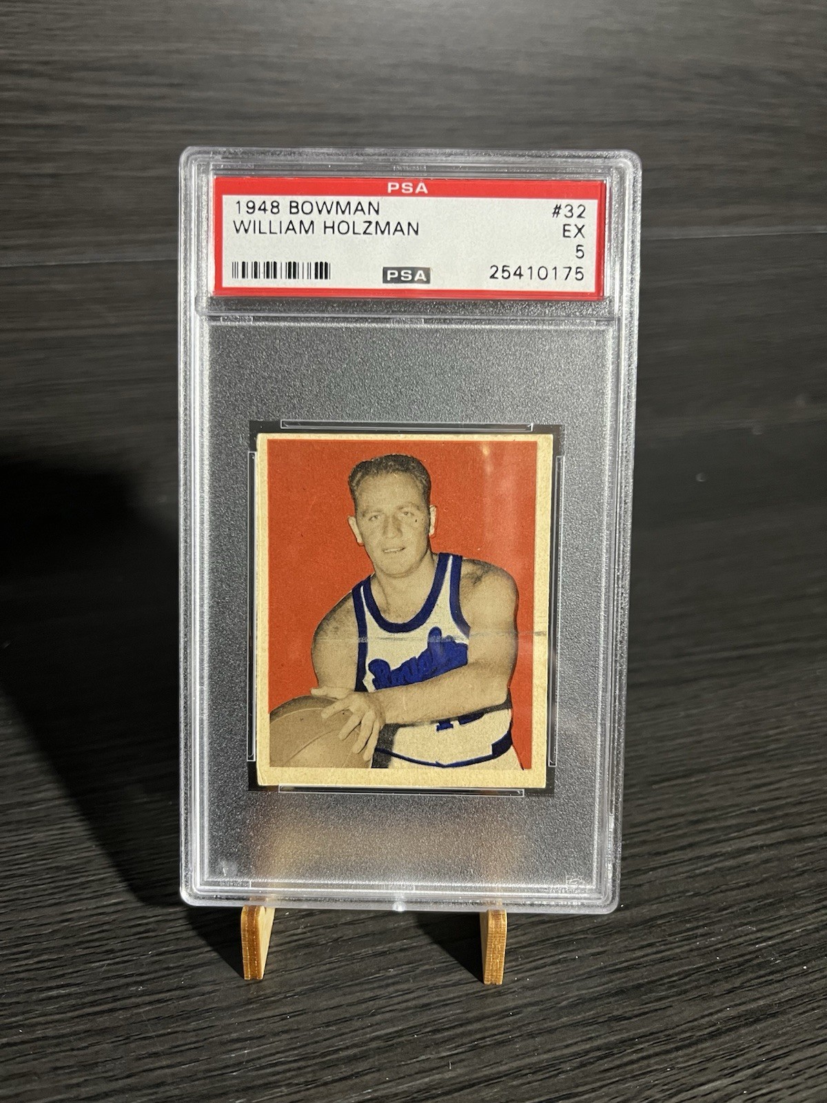 1948 Bowman William Holzman PSA 5 ROOKIE RC #32