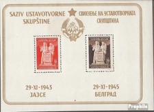 Yougoslavie block3ii, latine inscription Haut (édition complète) neuf