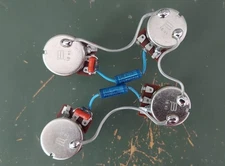 Gibson Les Paul Wiring Harness Bourns A500k 27mm Pots ERO .022 Caps Treble bleed