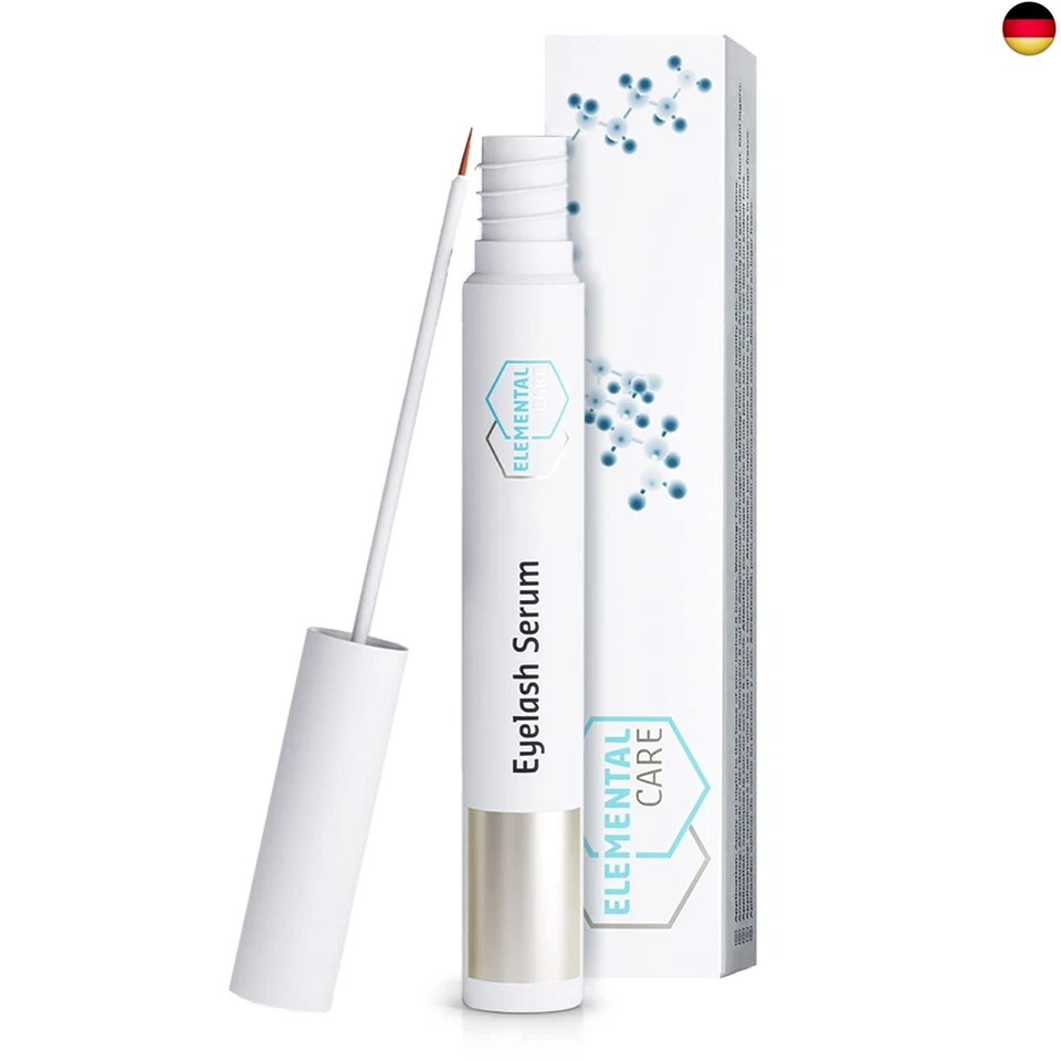BESUCHE DEN ELEMENTAL CARE- Wimpernserum mit Bio Aloe Vera + Rotklee für Wimpernwachstum & gepflegte