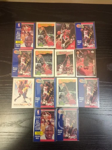 14 Card Michael Jordan Lot Hoops Upper Deck Fleer