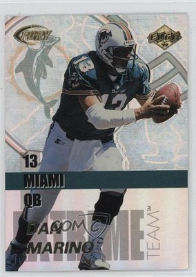 1999 Collector's Edge Fury Extreme Team Dan Marino #E9 HOF 2z8