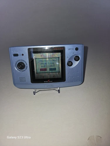 Neo Geo Pocket Color SNK - Platinum Blue - Tested And Working