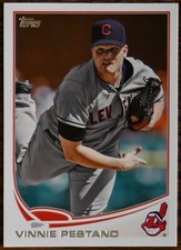 2013 Topps #426 Vinnie Pestano Cleveland Indians