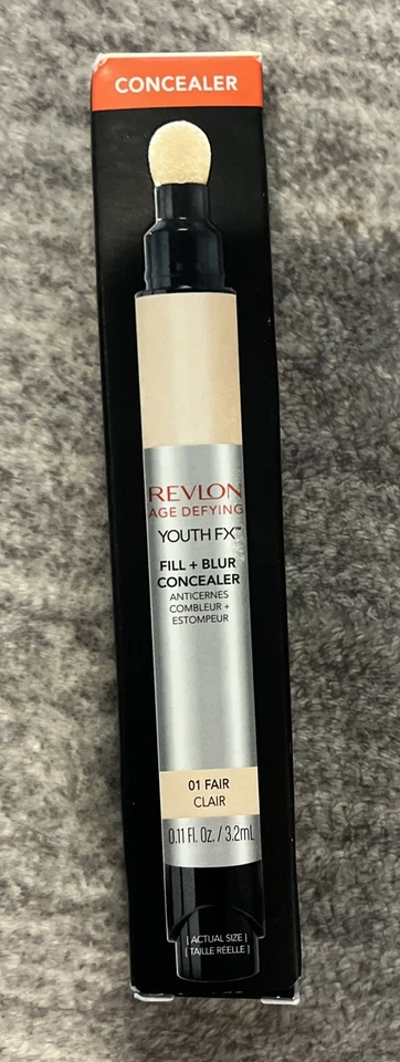 Corrector de relleno + desenfoque Revlon Youth Fx 4, 01 Fair, CLAIR 0,11 onzas líquidas Foto 3 de 4