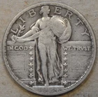 1924 Standing Liberty Quarter 25c as Pictured r