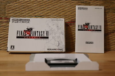 Final Fantasy 6 VI Advance w/box manual Nintendo Gameboy Advance GBA VG!