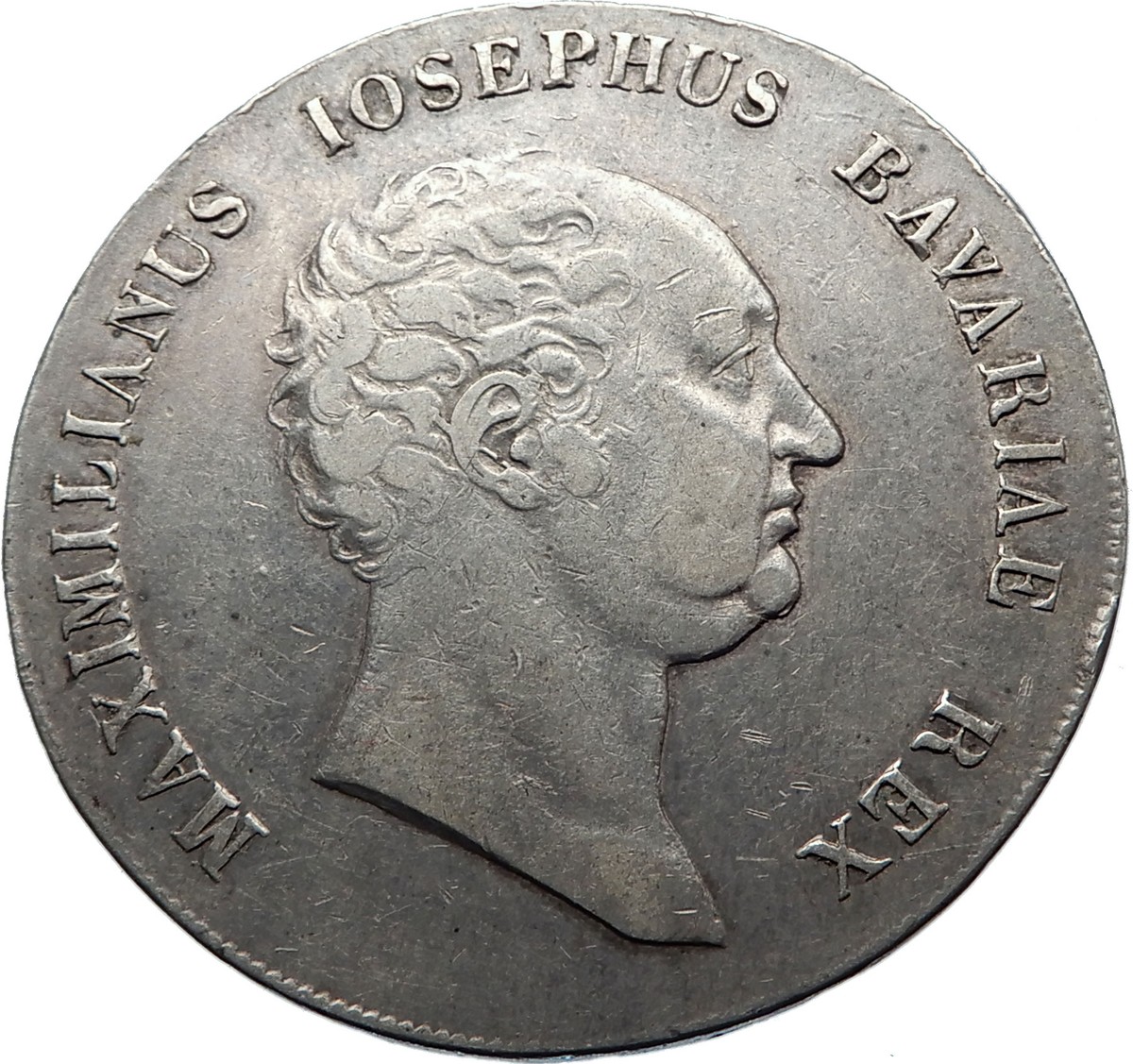 1816 GERMANY Kingdom of Bavaria MAXIMILIAN I Joseph Silver Taler