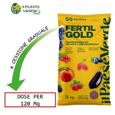 Concime NITROPHOSKA GOLD 5/10 Kg 15.9.15 massima resa possibile nutre 120 giorni
