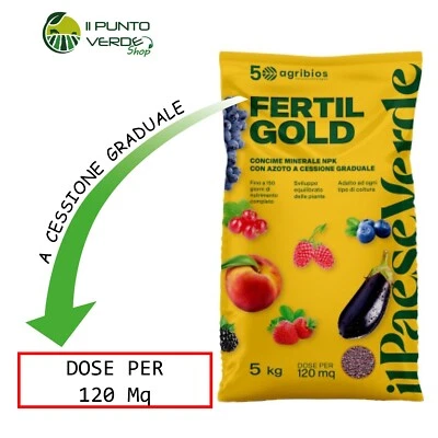 IL PAESE VERDE Concime NITROPHOSKA GOLD 5/10 Kg 15.9.15 massima resa possibile nutre 120 giorni