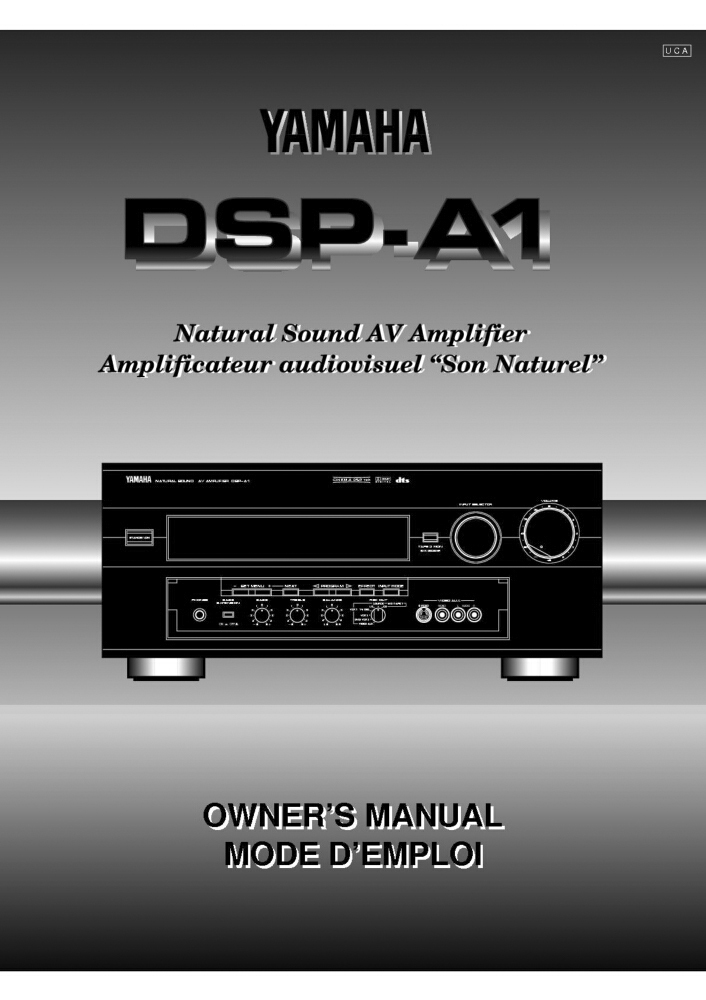 Yamaha DSP-A1 Amplifier Owners Manual | eBay