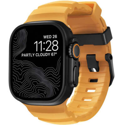Armband für Smart Watch 49/46/45/44 mm Nomad Uhrarmbänd Uhrbänd Bänd Gelb